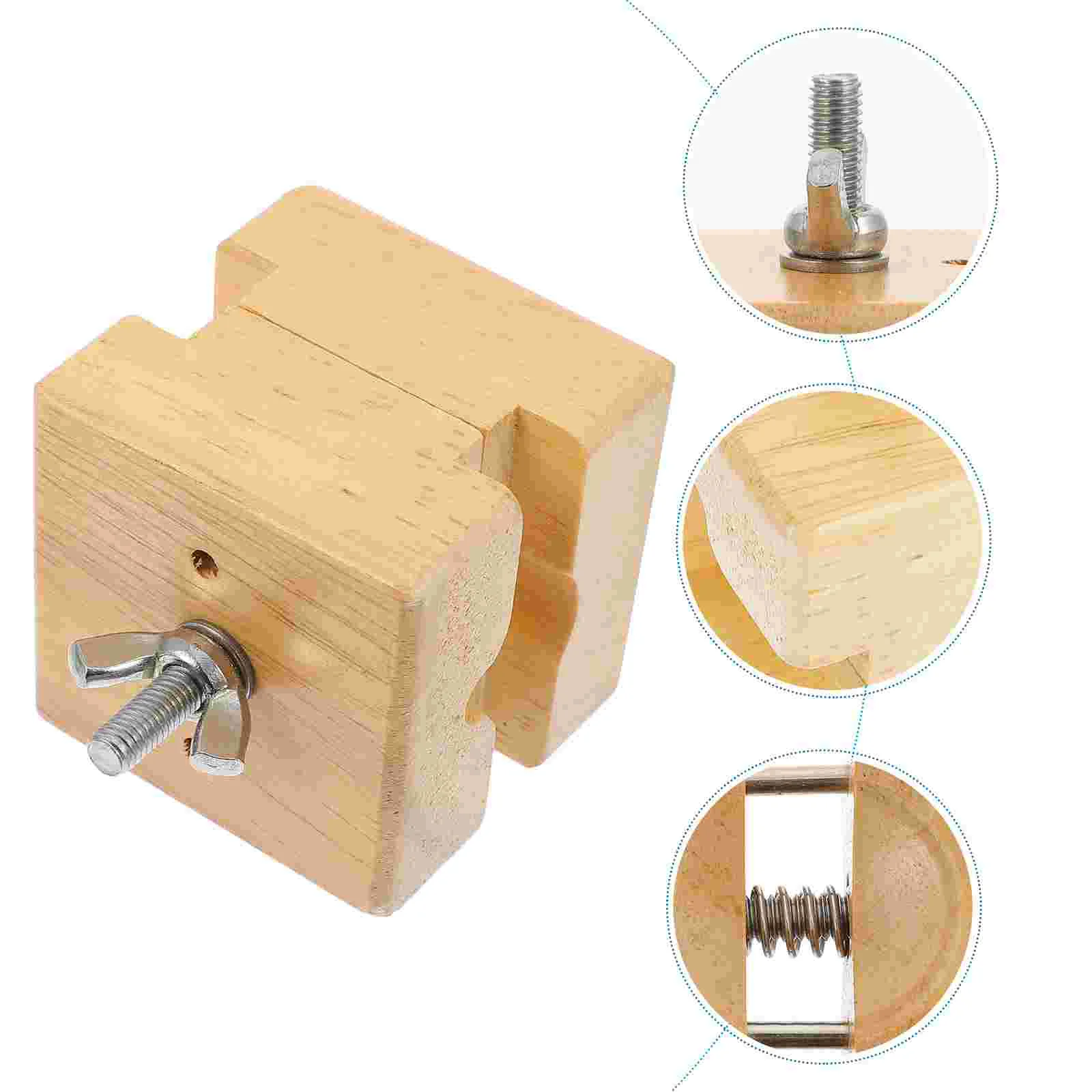 

Wooden Watch Holder Practical Watch Case Block Clamp Watch Repair Tool