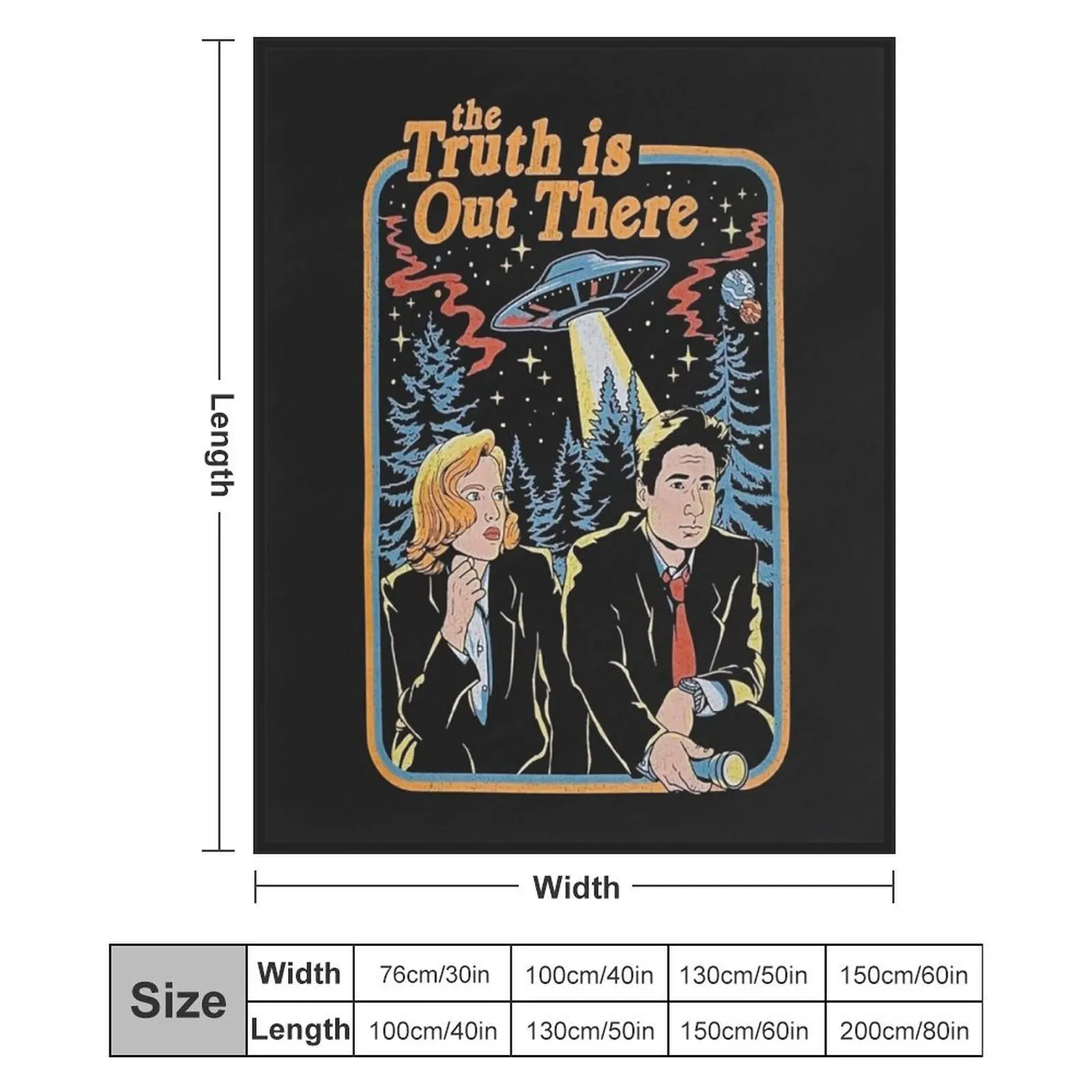 Правда там - X Files забавная классическая футболка одеяло мягкие одеяла для кровати