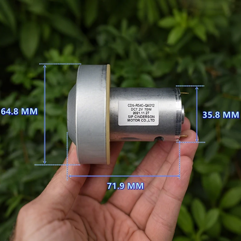 

Двигатель для пылесоса JETTING 545 DC7.2V