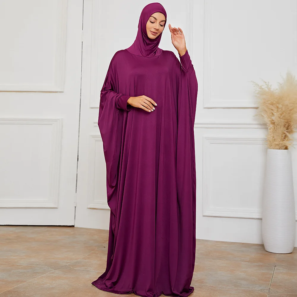 

Wepbel Eid Prayer Garment Women Full Cover Abaya Islamic Clohting Arab One-piece Prayer Abaya Ramadan Kaftan Muslim Dress Robe