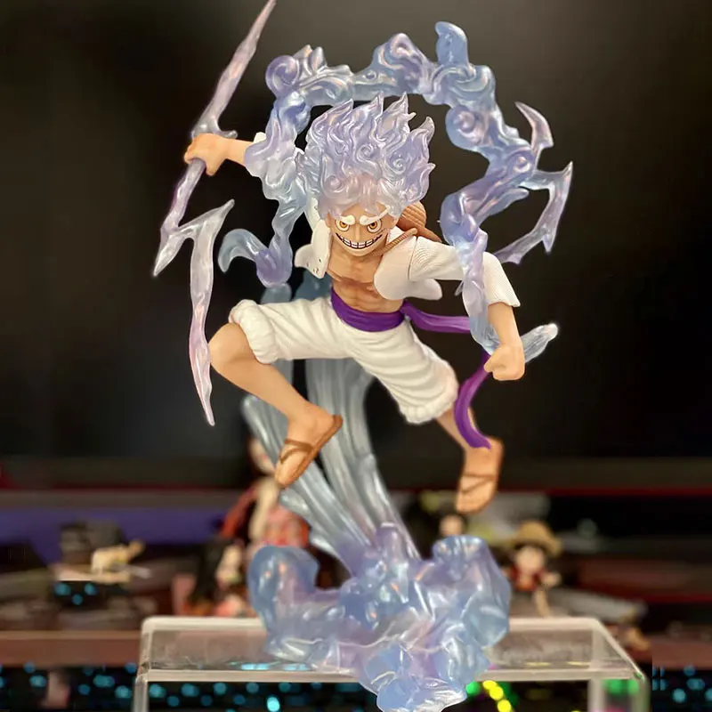 

One Piece GK Луффи фигурка Луффи Ника прыгающий пятое снаряжение бог солнца фрукты Пробуждение ПВХ модель украшения-игрушка Детские подарки