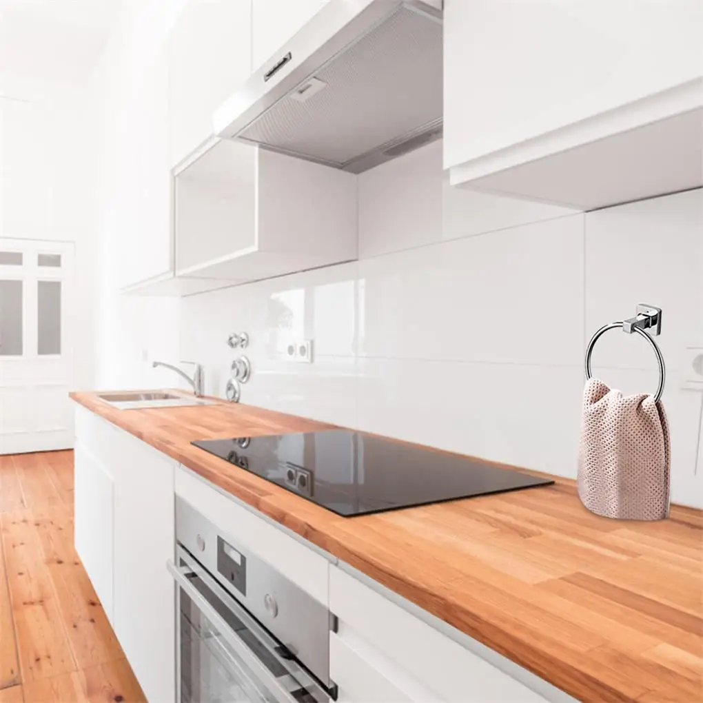 Круглая вешалка для полотенец из нержавеющей стали |