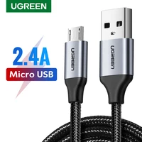 Ugreen Кабель Micro USB 2.4A Кабель для быстрой зарядки данных для Xiaomi Redmi Note Huawei HTC Кабель для зарядки мобильного телефона Кабель Micro USB