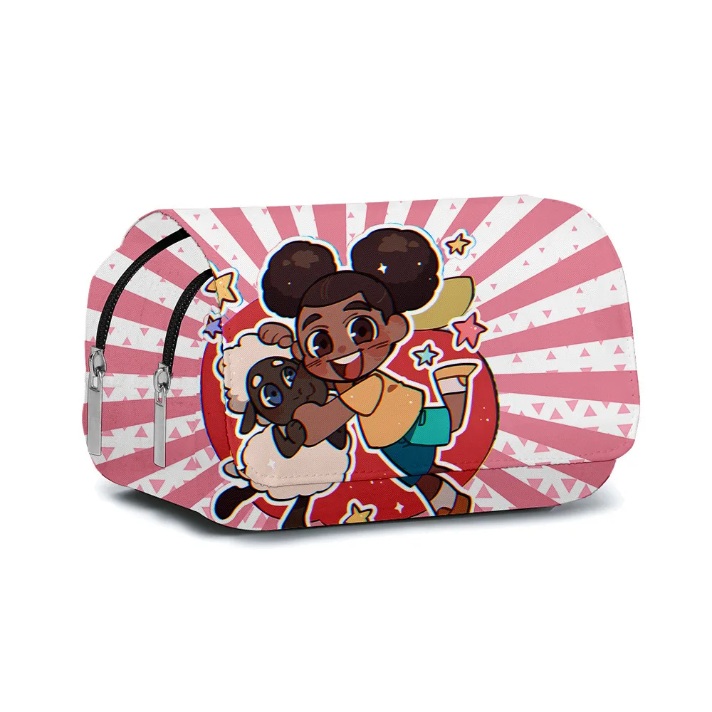 Пенал игровой Аманды многофункциональная двухслойная сумка для хранения