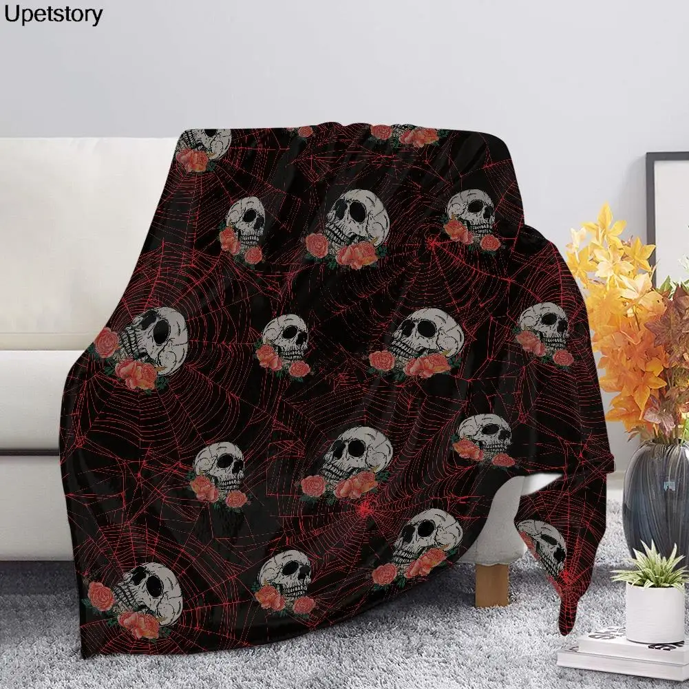 

Upetstory Розовый Череп одиночное одеяло для кровати зимнее теплое покрывало для дивана Флисовое одеяло s офисное стандартное одеяло