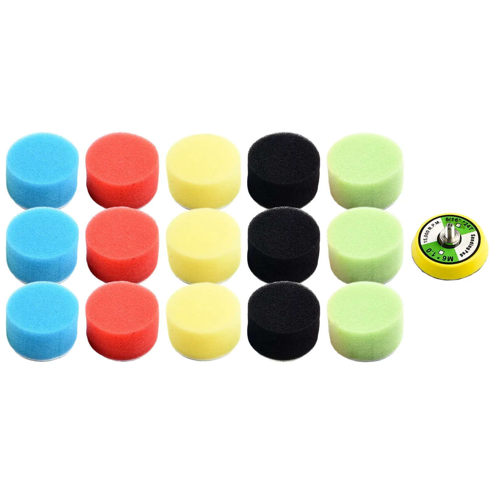 

Polishing Pad Flat 50mm/2\\\\\\\" Auto Parts Buffing Pads Car Accessories Car Wax Buffer Kit Replacement Tool Brand New