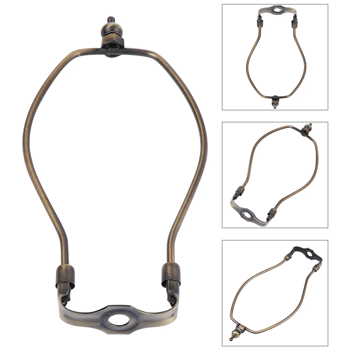 

Lamp Harp Shade Bracket Horn Holder Adapter Light Frame Inch Parts Lampshade Fitter Adjustable Shades Heavy Iron Duty Floor