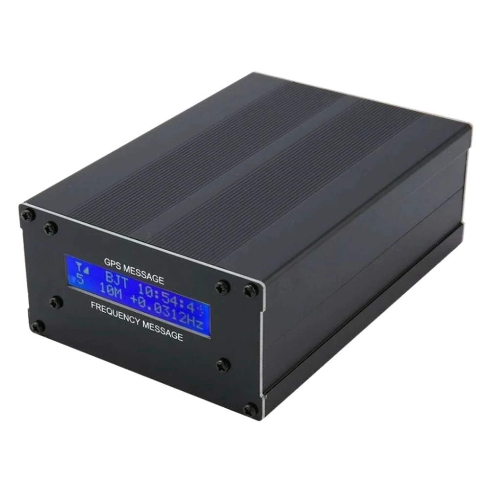 

10MHZ Square Wave GPS NMEA GPS Disciplined Clock GPSDO Disciplined Oscillator + LCD Display + Power Supply(US Plug)