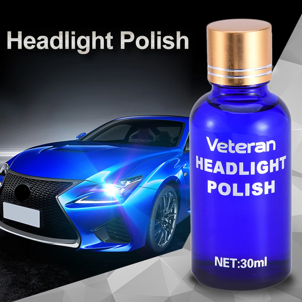 

30ml Car Geadlight Polishing Liquid Professional Auto Lamp Lense Restoration Kit Car Vehicle Headlight Maintainance Tool