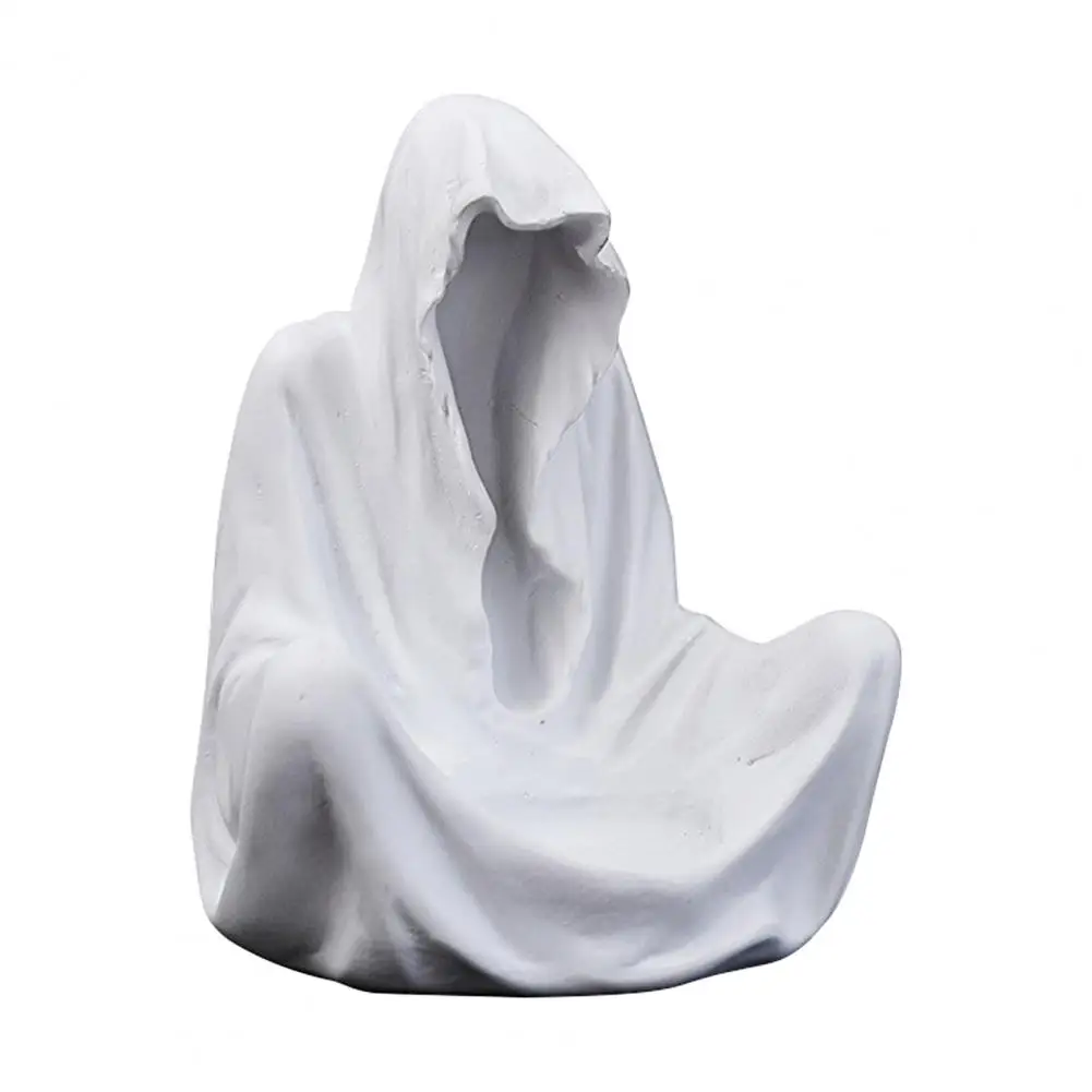 Excellent Resin Stable Base Ghost Figurine Candle Stand Ornament Home Decoration Wizard Candlestick Candle Holder