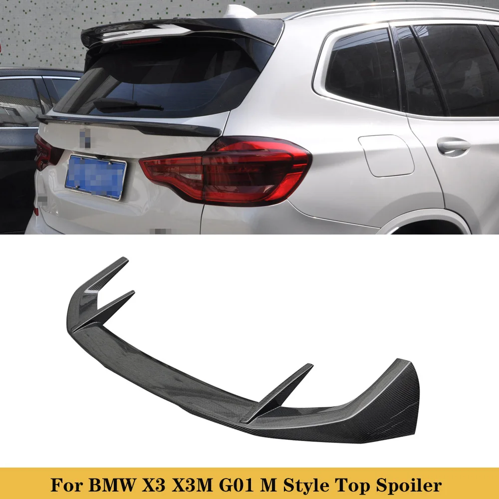 Для BMW X3 X3M G01 2019 + углеродное волокно задний спойлер на крышу автонастройка крыла Для BMW X3 X3M G01 2019 + углеродное волокно задний спойлер на крышу автонастройка крыла