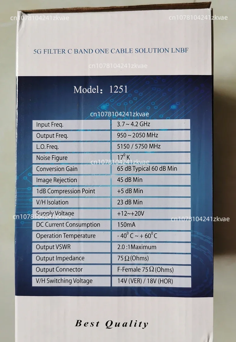 5G Filter C Band LNBF 17K Full HD 1080 MPEG4-S2 3D высокое качество сигнала One Cable Solution 5150/5750 Lnb
