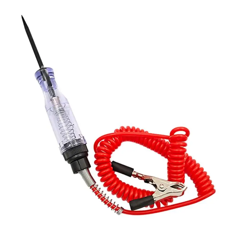 

Car Vehicle Tester Pen Auto Light Lamp Voltage Test Pen Detector 6-24V Vehicle Circuit Tester For Cars Trailers Motorcycles