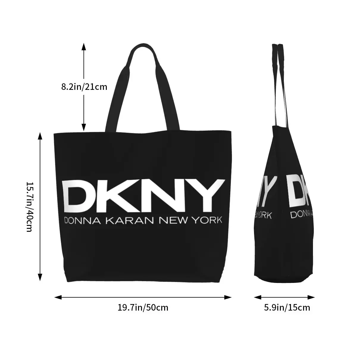 Модная сумка для покупок DKNYs мужчин и женщин вместительная через плечо Merch