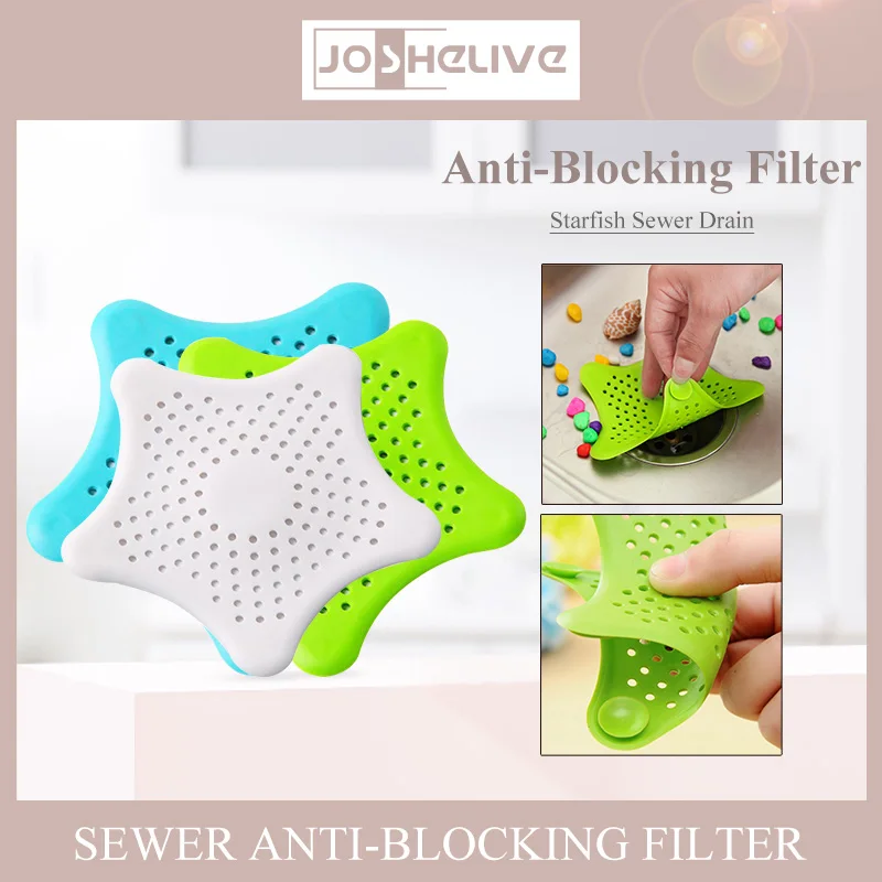 

1pcs No Shift Pentagram Filter Brand New And High-quality Anti Clogging Filter Screen For Sewage Drainage Channel Pvc Plastic