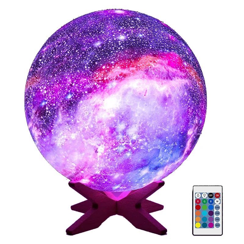 

Moon Lamp Night Lights for Kids Room, Galaxy Light Moon Light for Room Decor Rechargeable Gift for Kids Birthday