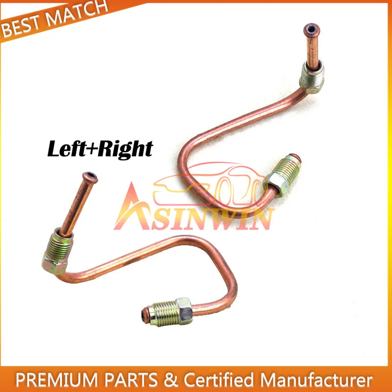 

1Pair 8D0611721F 8D0611722F Front Left Right Brake Hydraulic Line Pipe Fits For Audi A4 A6 S6 Avant Quattro For VW Passat B5