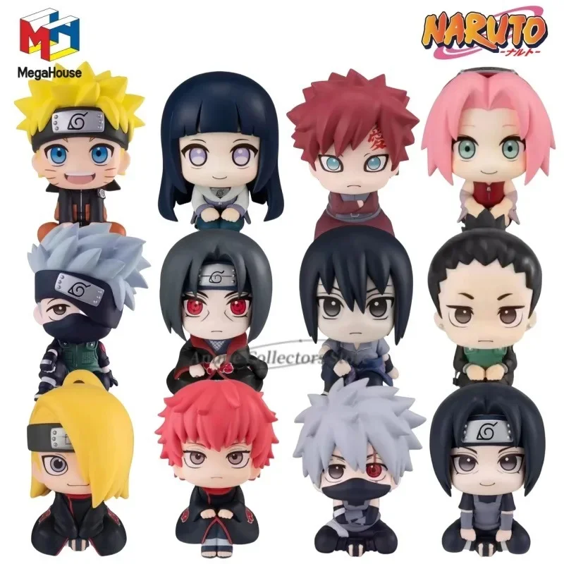 MegaHouse Original Naruto Look Up Uzumaki Hatake Kakashi Haruno Sakura Uchiha Sasuke Gaara Deidara Sasori Anime Figures