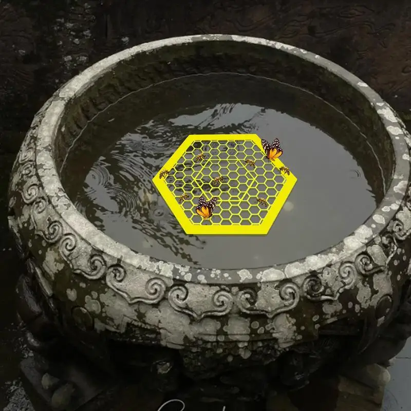 Пчелиные чашки для сада Плавающий сад кормушка пчел плавающие бабочки чашка