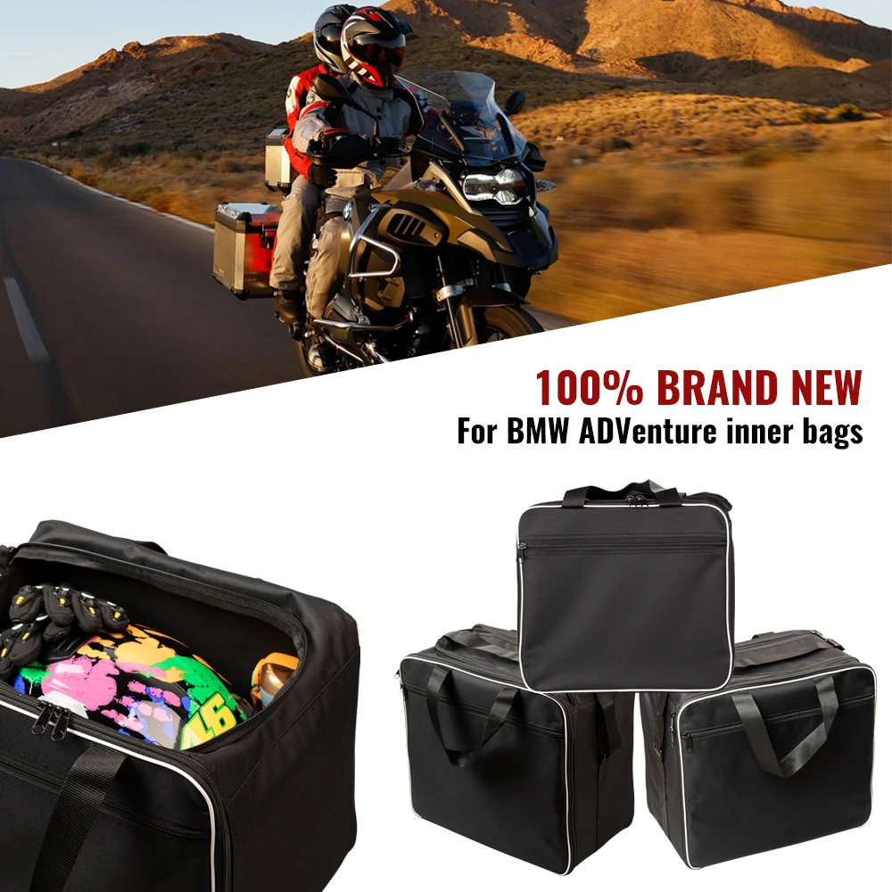 

Motorcycle Luggage Bags for BMW R1200GS Adv Black Inner Bags R 1200 GS adventure WATER-COOLED 2013-2017