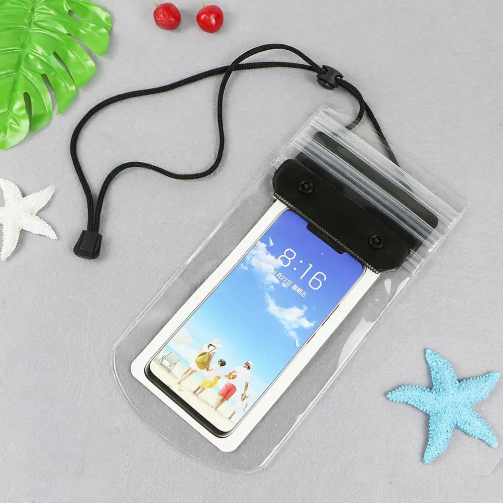 sensitive touch portable underwater case mobile phone cover for rafting free global shipping