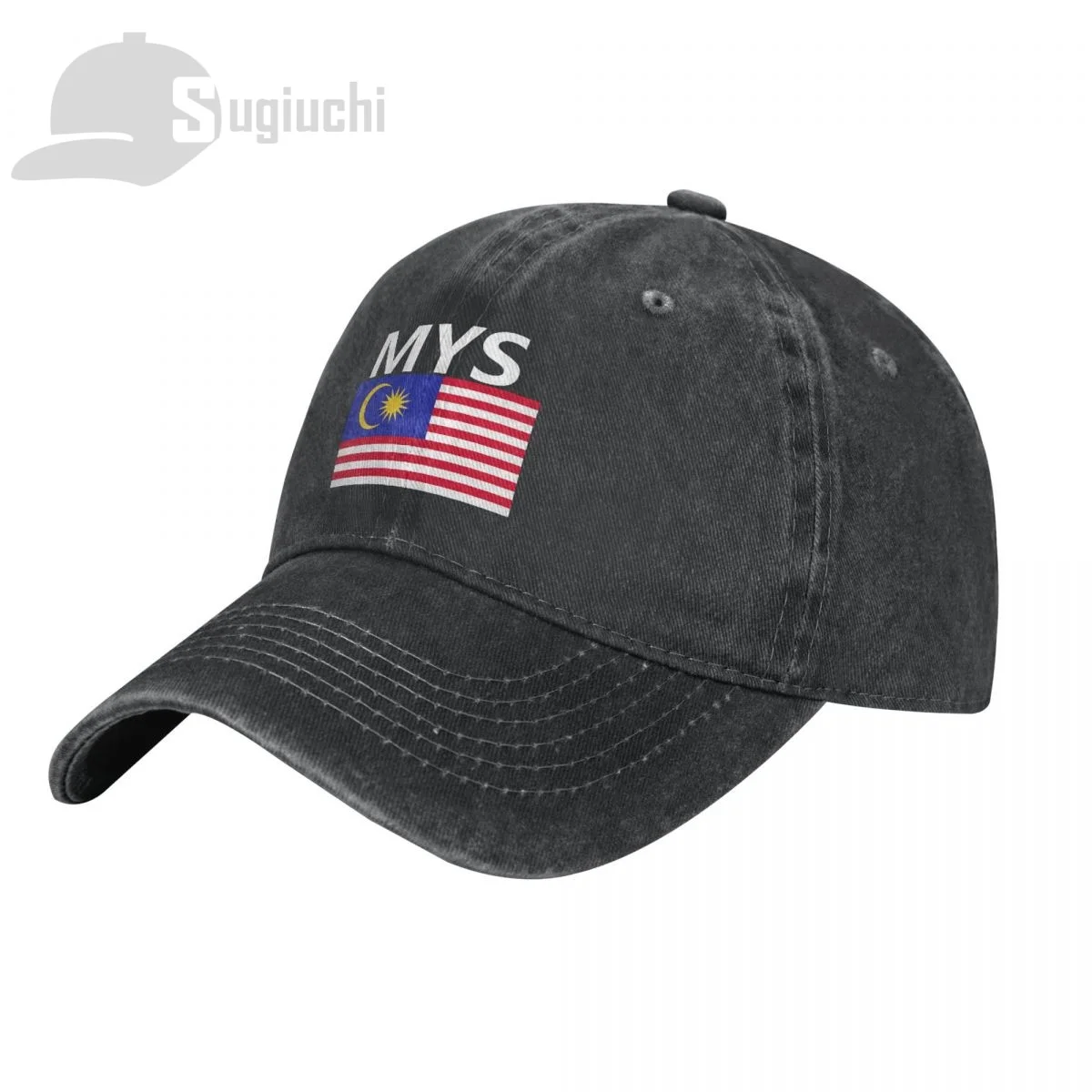 

Malaysia Flag With Letter Washed Cotton Cap Gorras Snapback Caps Baseball Dad Outdoors Travel Sun Hats Casquette