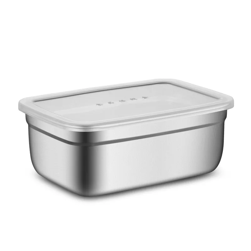 4 шт./компл. 201/304 из нержавеющей стали прямоугольная коробка для хранения