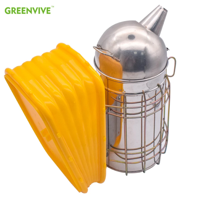 

Stainless Steel Manual Bee Smoke Transmitter Kit Beekeeping Plastic Smoker Bellow Beekeeping Tool Apiculture Smoke Sprayer