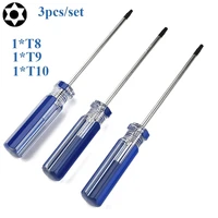 3 pcs t8 t9 t10 precision magnetic screwdriver for xbox 360 wireless controller repair tool hand tool