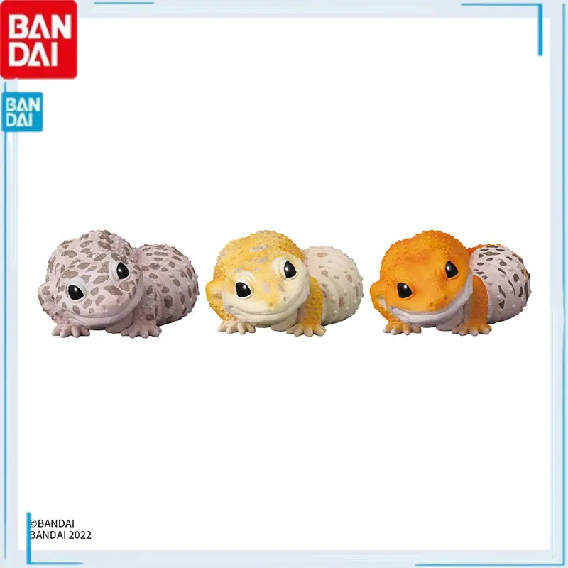 Бренд Bandai, новинка, подлинные искусственные животные, Eublepharis, пятнистый амбистомет, мексиканское животное, настольное украшение