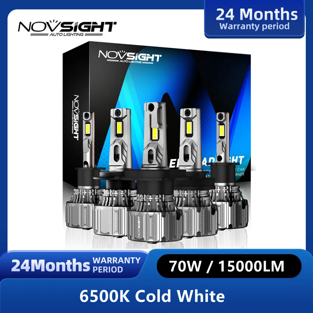 

Novsight N50 H4 LED Headlight For Car H1 LED H11 9005 HB3 9006 HB4 6500K 15000LM 70W 12V LED Auto Headlamp Fog Light Bulbs