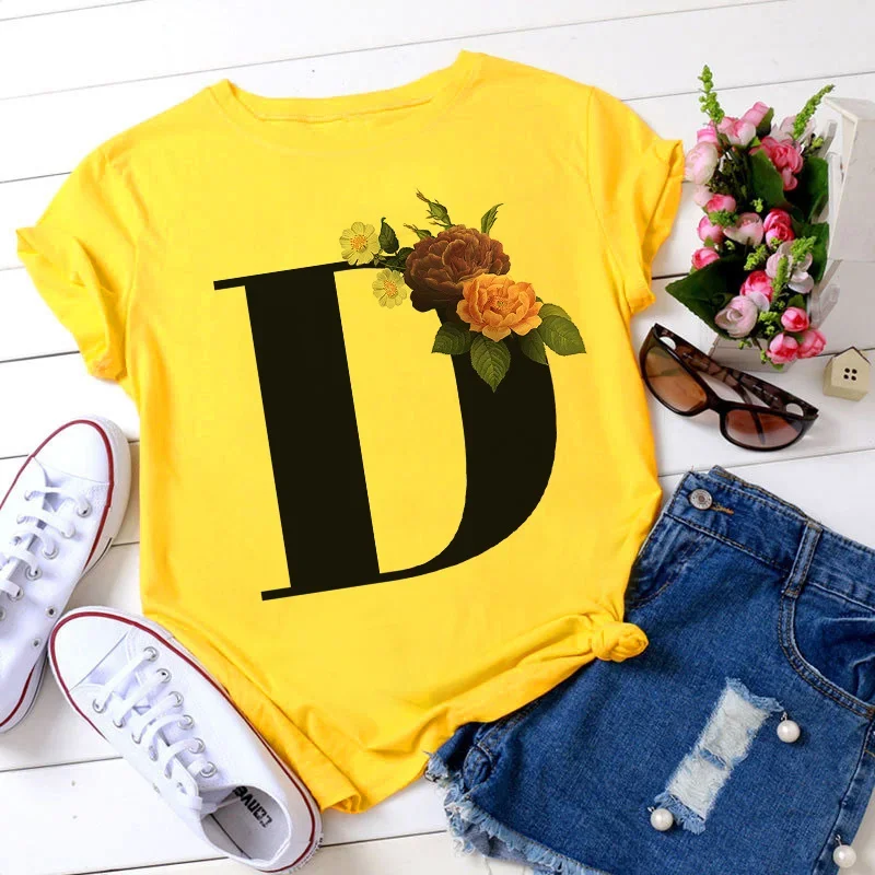 Женская Летняя Повседневная Элегантная Свободная Футболка В Корейском Стиле