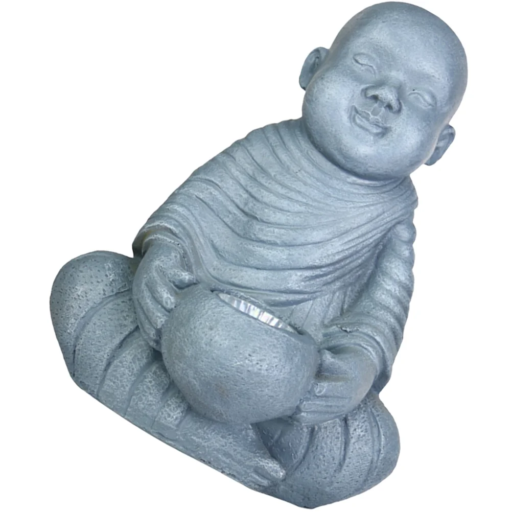 

Solar Lamp Monk Solar Outdoor Solar Lamp Ornament Monk Statue for Garden Yard