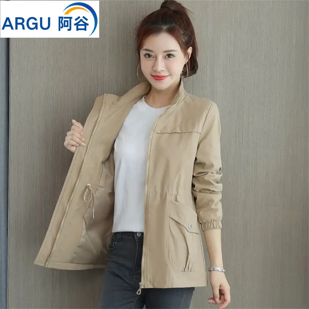 

Thin Style Trench Women's Mid-length Spring and Autumn Women's 2023 New British Style Temperament Lo