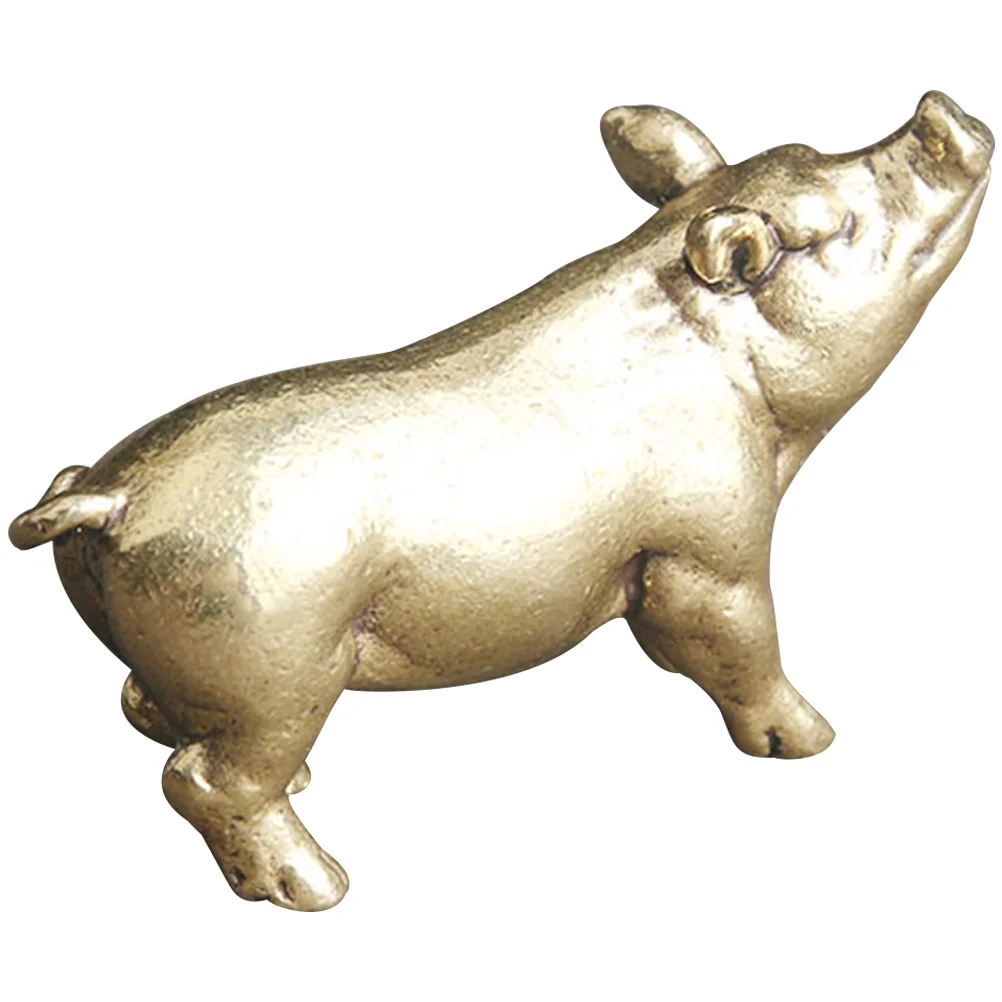

Brass Mini Decor Statue Figurine Chinese Zodiac Animal Sculpture Gift
