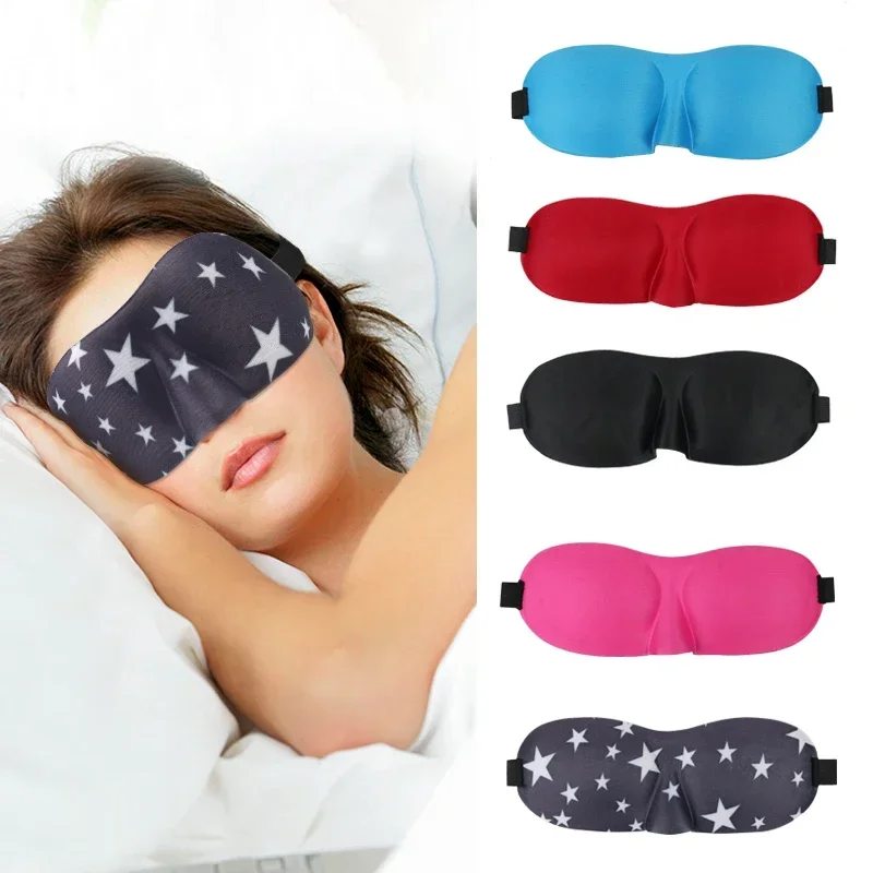 

1Pcs 3D Sleep Mask Natural Sleeping Eye Mask Eyeshade Cover Shade Eye Patch Women Men Soft Portable Blindfold Travel Eyepatch