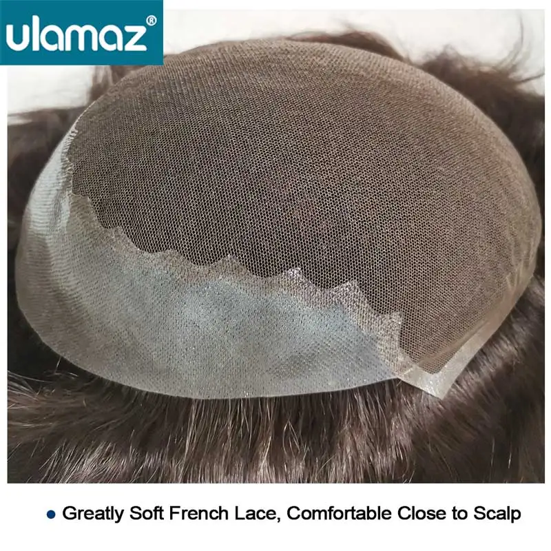 Рисунок 4 - Деликатный кружевной и кожаный парик для мужчин