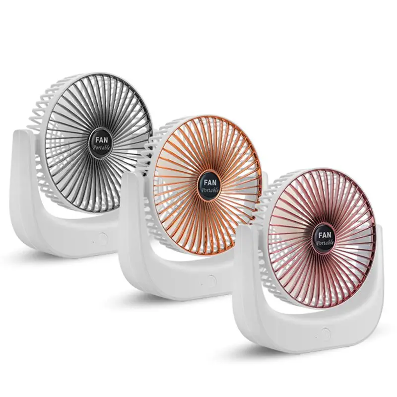 

Mini USB Charging Fan 3 Speed Adjustable Handheld Air Cooler 360° Rotation Fan
