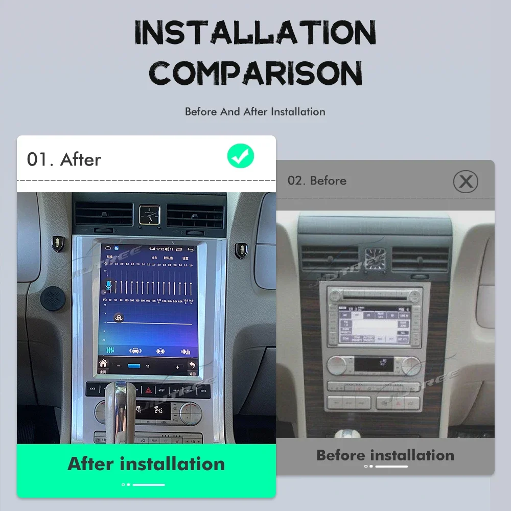 Автомобильный радиоприемник Android 13 12 1-дюймовый экран для Lincoln Navigator 2010-2013 carplay