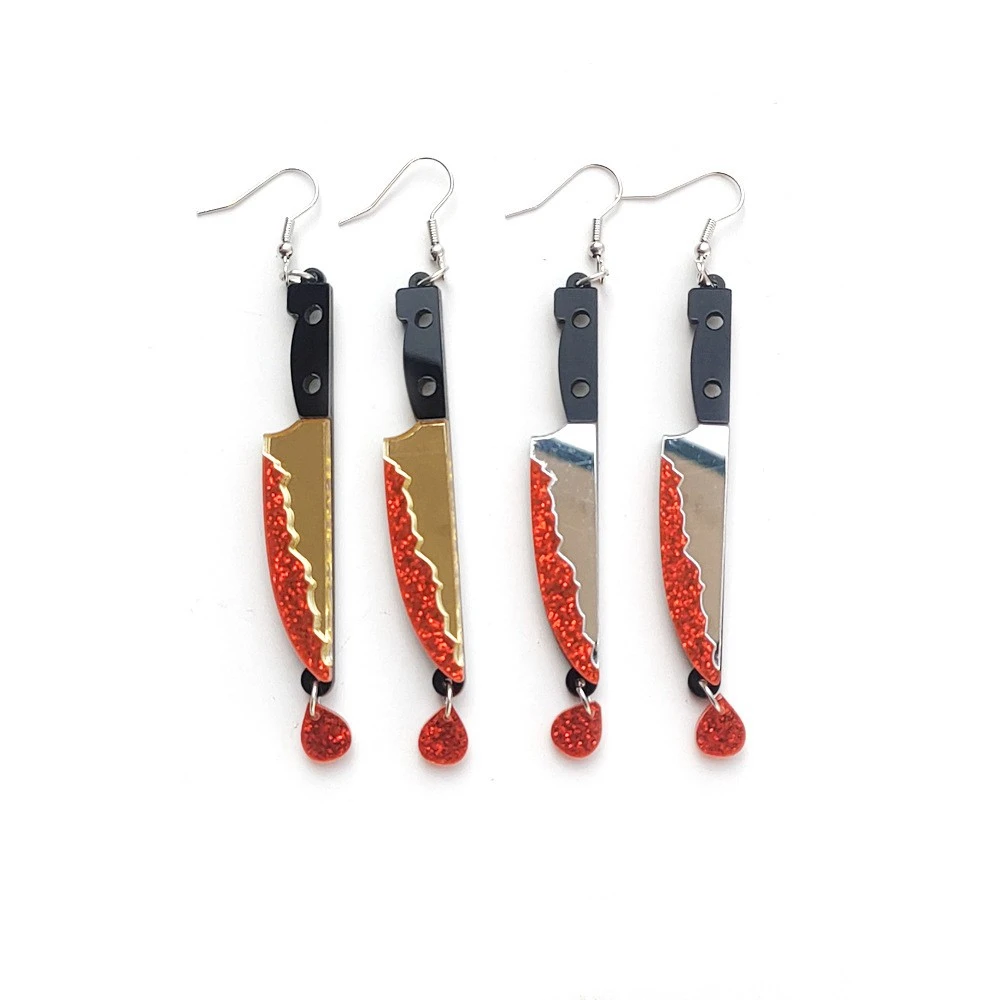 QIGO акриловые длинные серьги-капли для женщин модные серьги в стиле хип-хоп