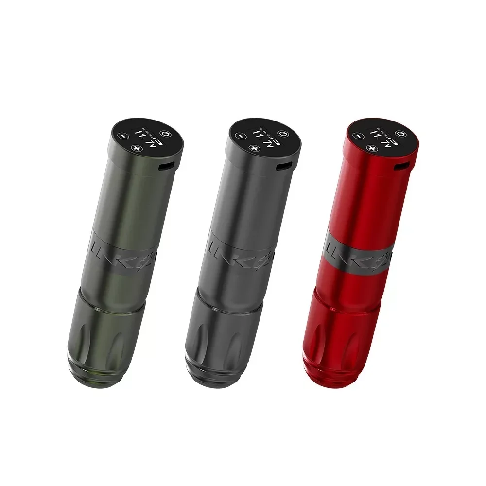 

NEW2023 Wireless Tattoo Pen 12500RPM Rotary Coreless Motor With 1800mAh Lithium Battery LCD Professional Tattoo Gun For Body Art