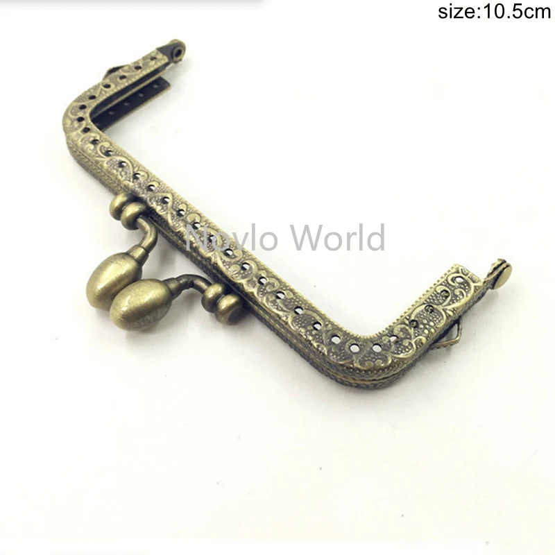 10pcs 8.5/10.5/12.5/15/16/18/20cm Metal Frame Purse Handle Coins Bags Metal Kiss Clasp Lock Frame Accessories For Bag