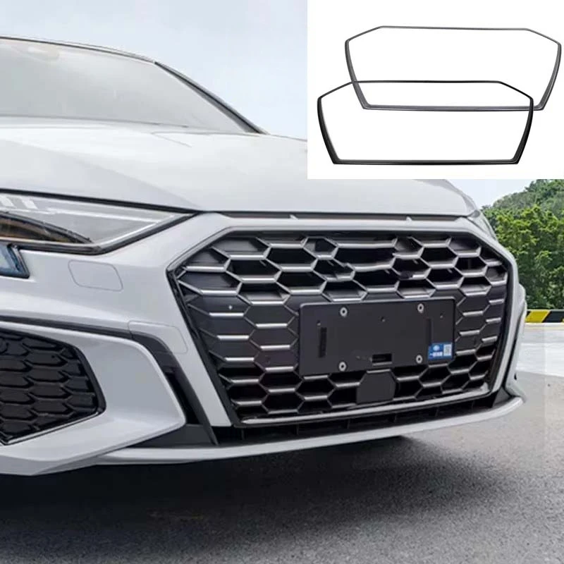 

Наклейки на решетку автомобиля, накладка на рамку для Audi A3 8Y 2021 2020 Sportback Sedan Limousine to Sline S3, внешние аксессуары