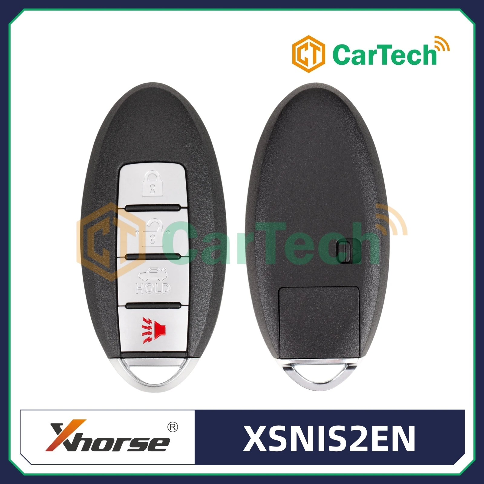 

Xhorse XSNIS2EN для Nissan 4 кнопки умный дистанционный ключ 1 шт.