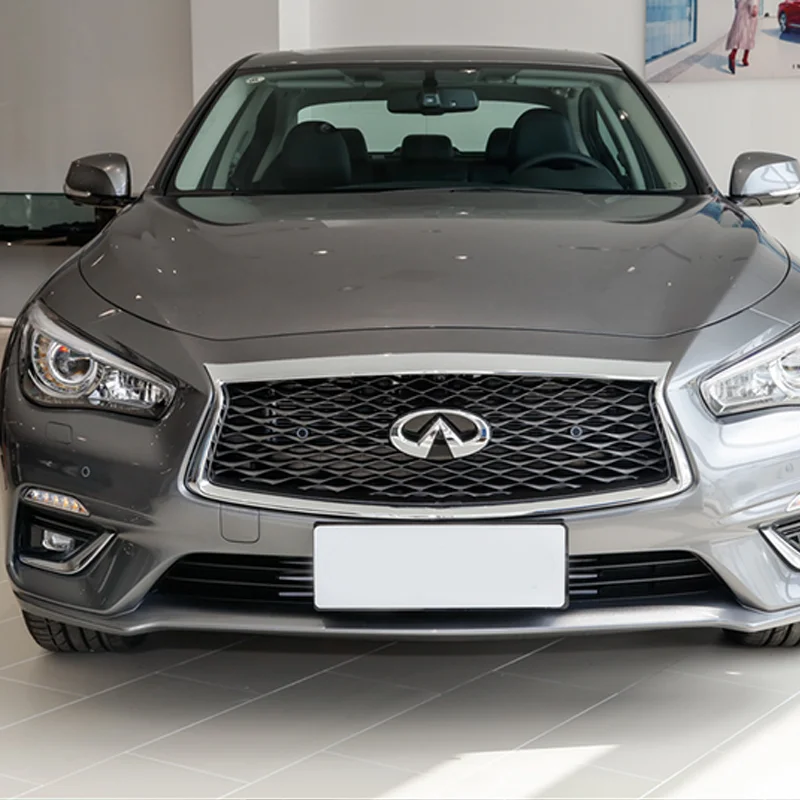 Эмблема Infiniti серебристого цвета из АБС-пластика 124x63 мм с логотипом для заднего