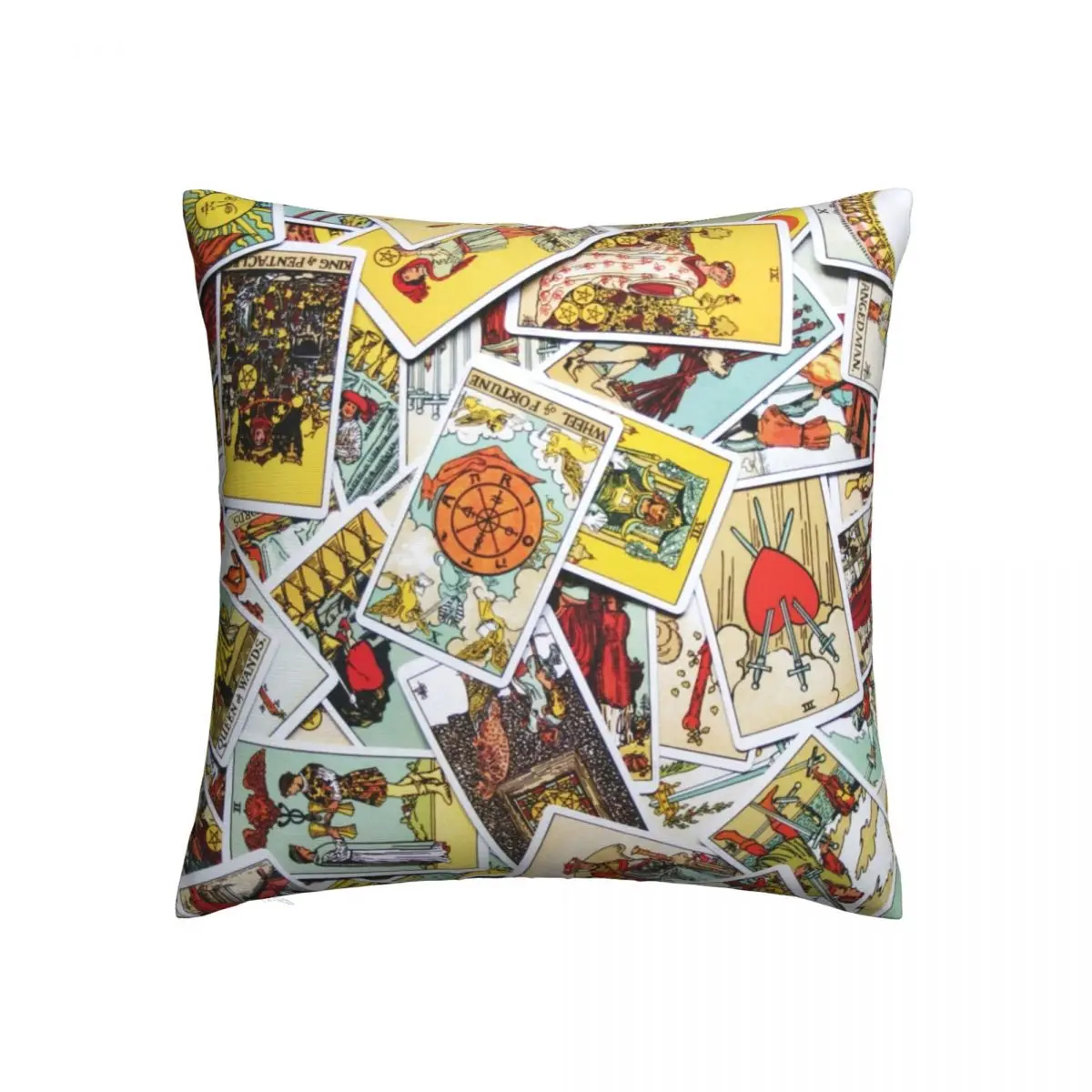 

Tarot Pillow Case Tarot Card Collection Summer Universal Pillowcase Polyester Sofa Zipper Cover