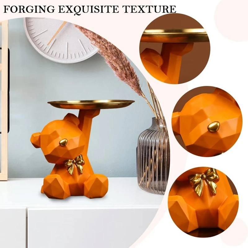 Поднос для хранения Статуя Держатель ключей Статуэтка Ювелирные изделия Серьги