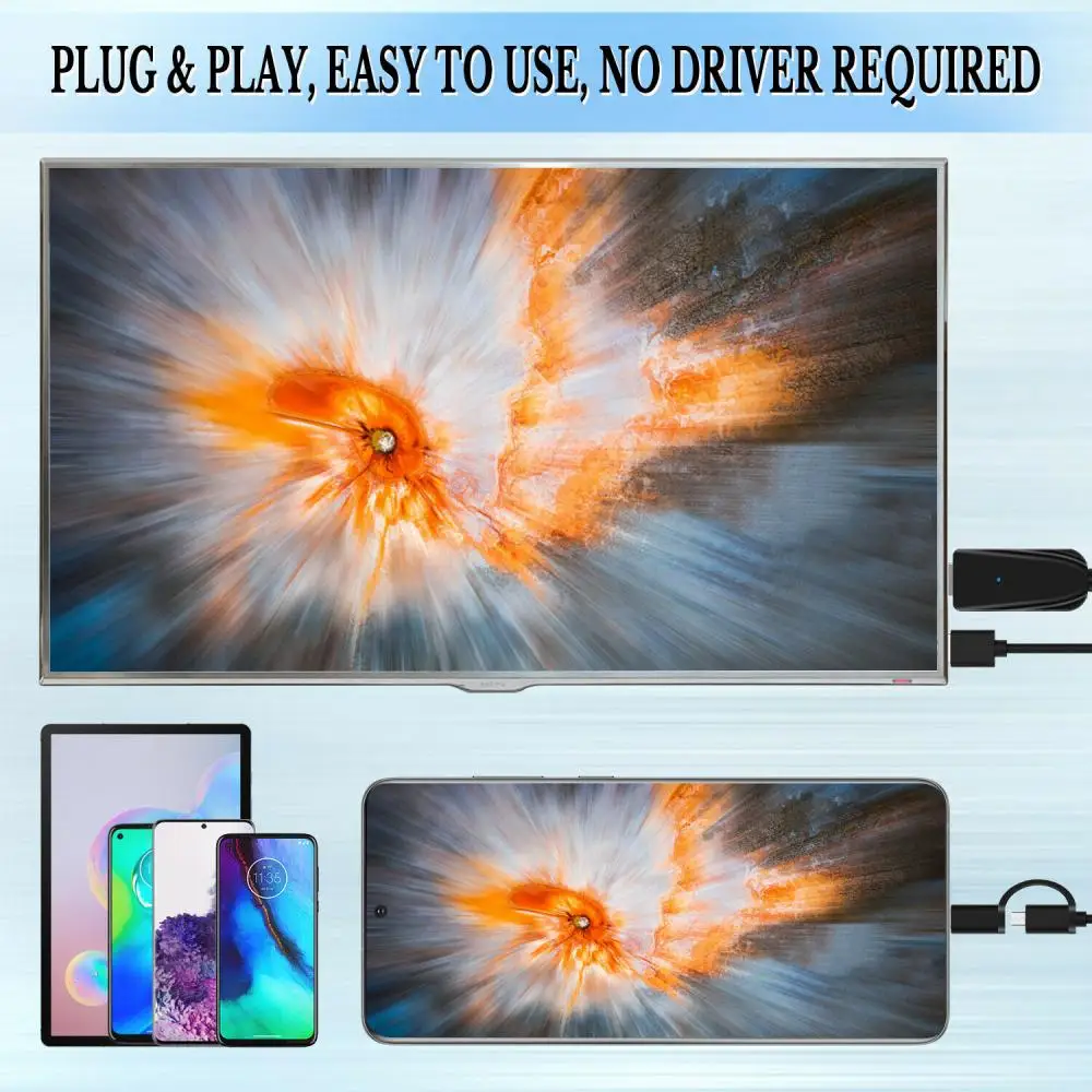 

Tv Stick High Quality Multiple Device Capacity Adapter Usb Play Mirroring Screen Type C Cable Plug For Andriod Hdtv Cable Dongle