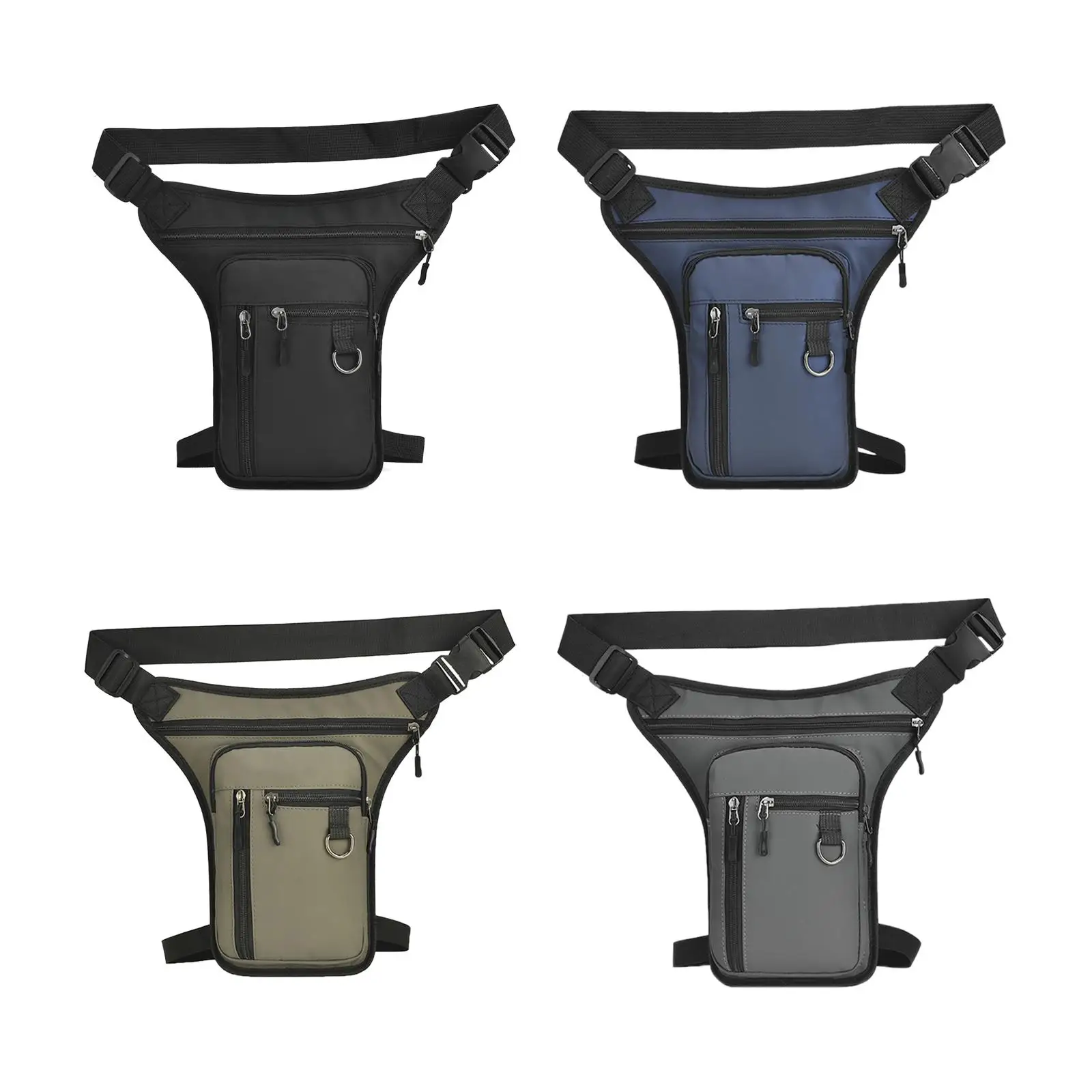 

Thigh Bag Waist Pack Multi Pockets Closure Scratch Resistant