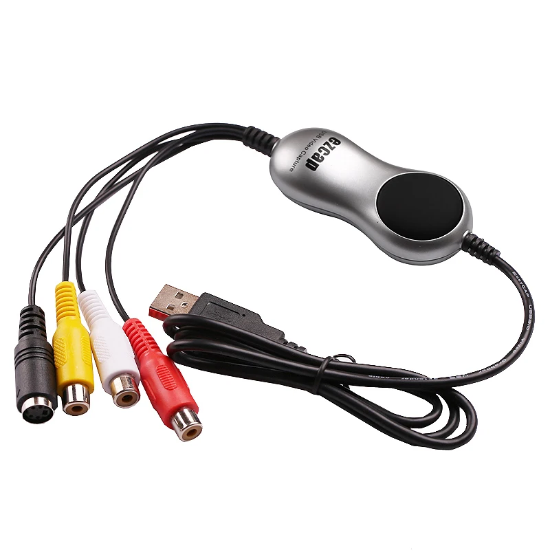Фото Ezcap USB2.0 AV S видеозахват DVD VHS DVR 8 мм, устройство записи с цифровым преобразователем для Windows 10/8/7 №5